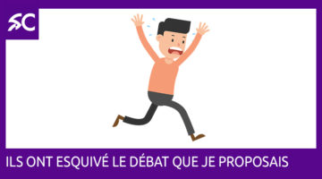 Ils ont esquivé le débat que je proposais debat
