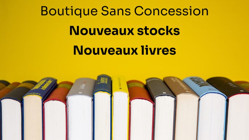 Nouveaux stocks & nouveaux livres