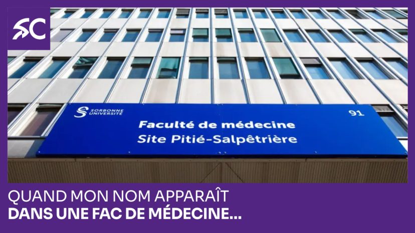 Quand mon nom apparaît dans une fac de médecine