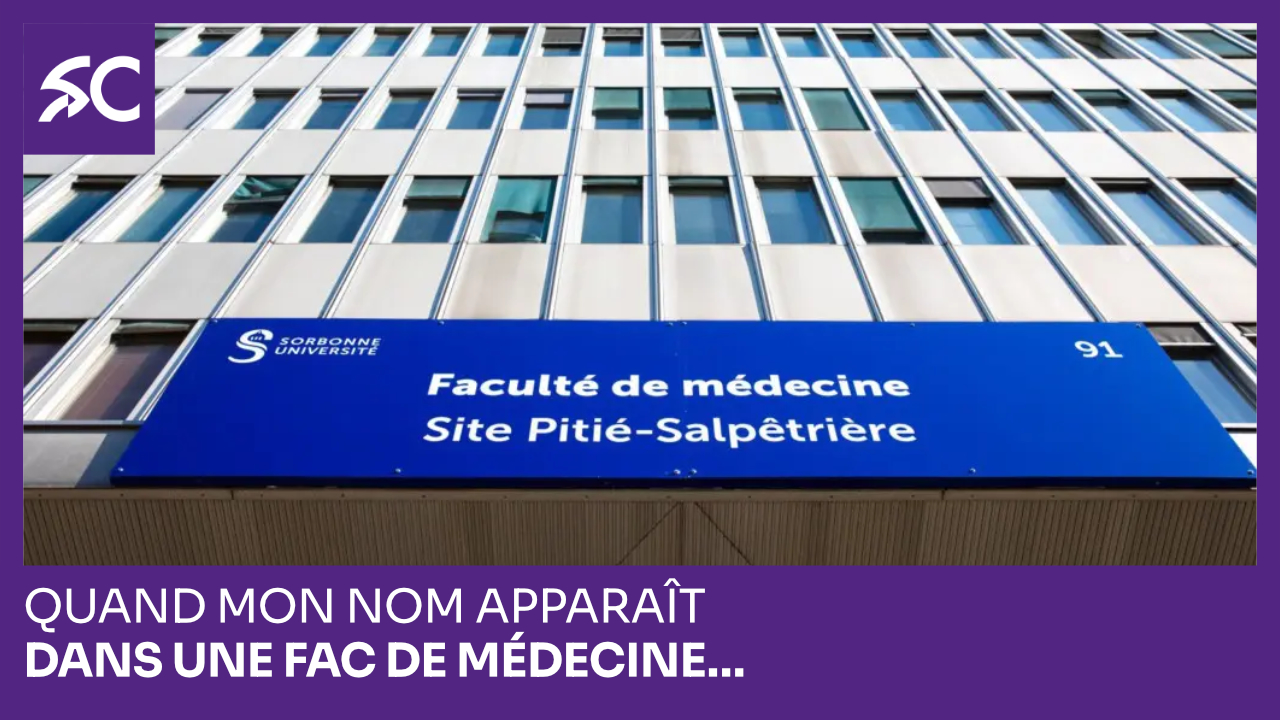 Quand mon nom apparaît dans une fac de médecine…