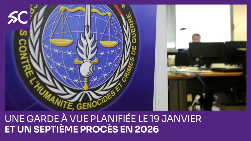 Une garde à vue planifiée le 19 janvier  et un septième procès en 2026