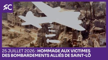 Hommage aux victimes des bombardements alliés de Saint-Lô