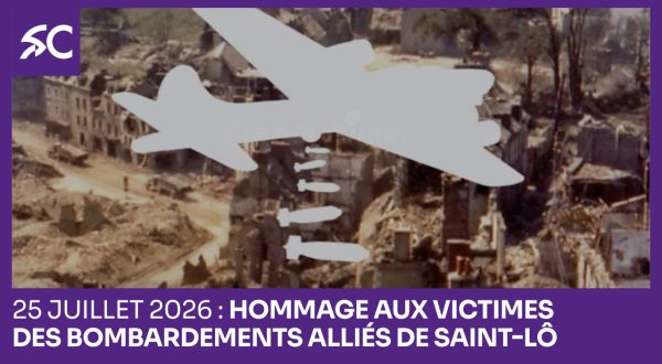 Hommage aux victimes des bombardements alliés de Saint-Lô