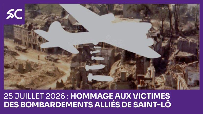 Hommage aux victimes des bombardements alliés de Saint-Lô