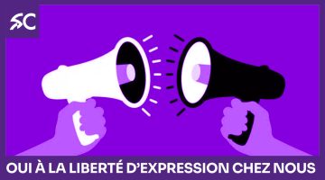 Oui à la liberté d’expression chez nous