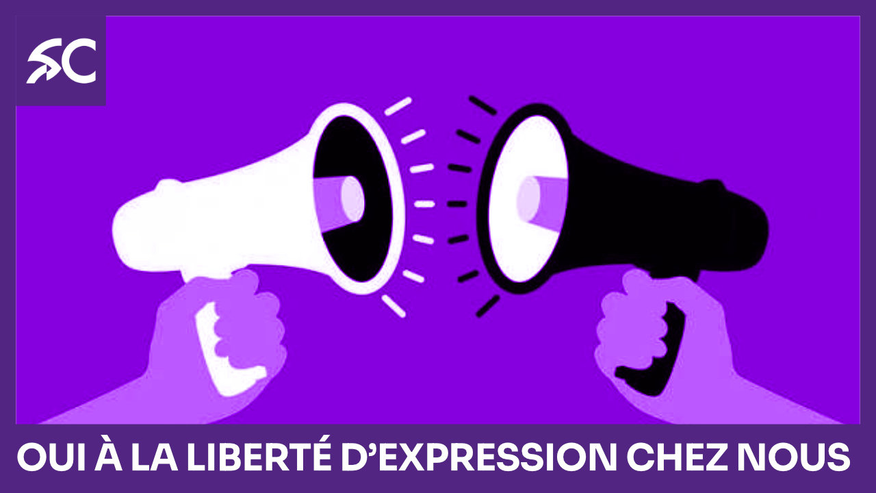 Oui à la liberté d’expression chez nous