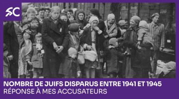 Nombre de juifs disparus entre 1941 et 1945
